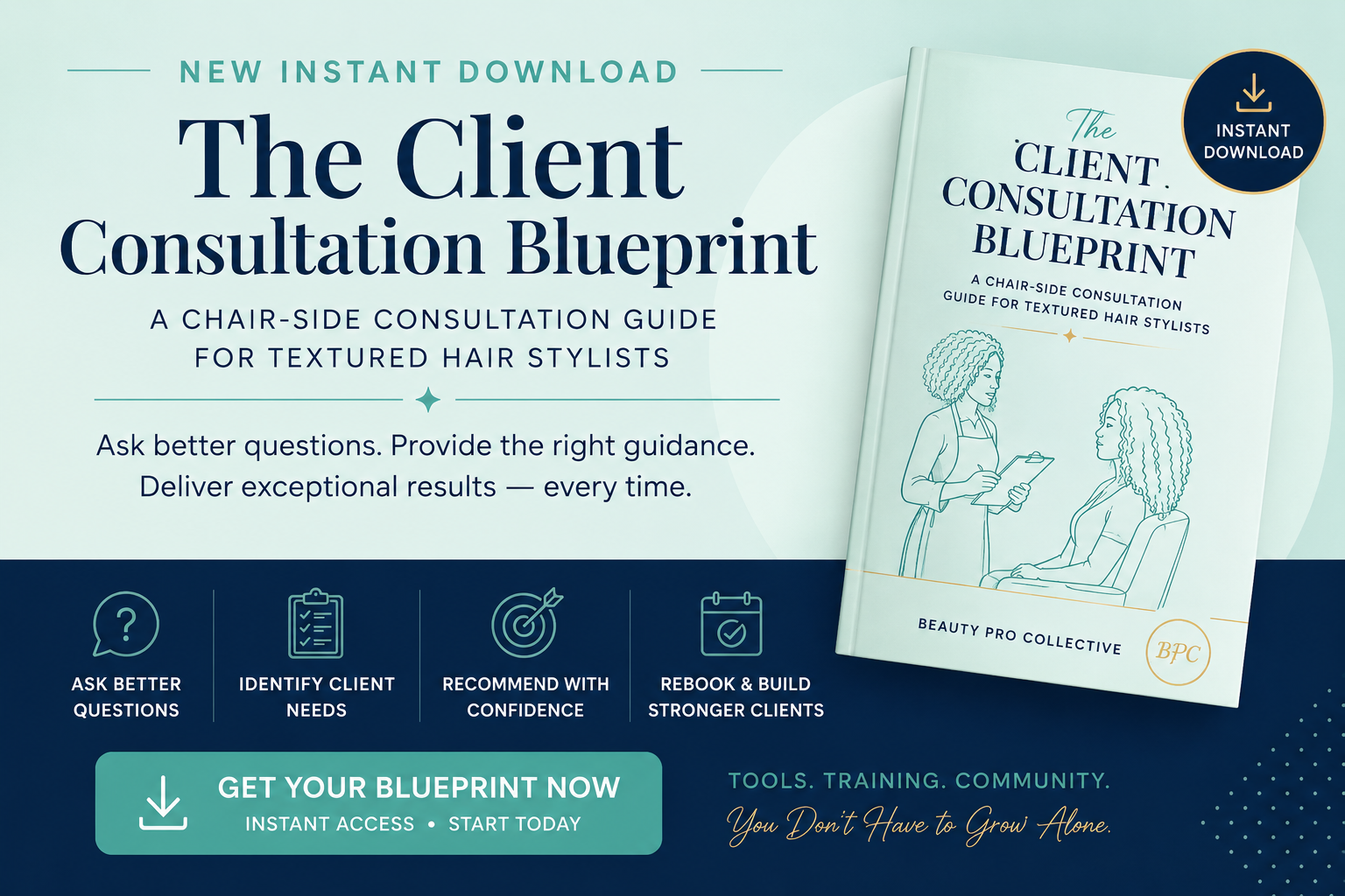 The Client Consultation Blueprint for Textured Hair Stylists by Beauty Pro Collective