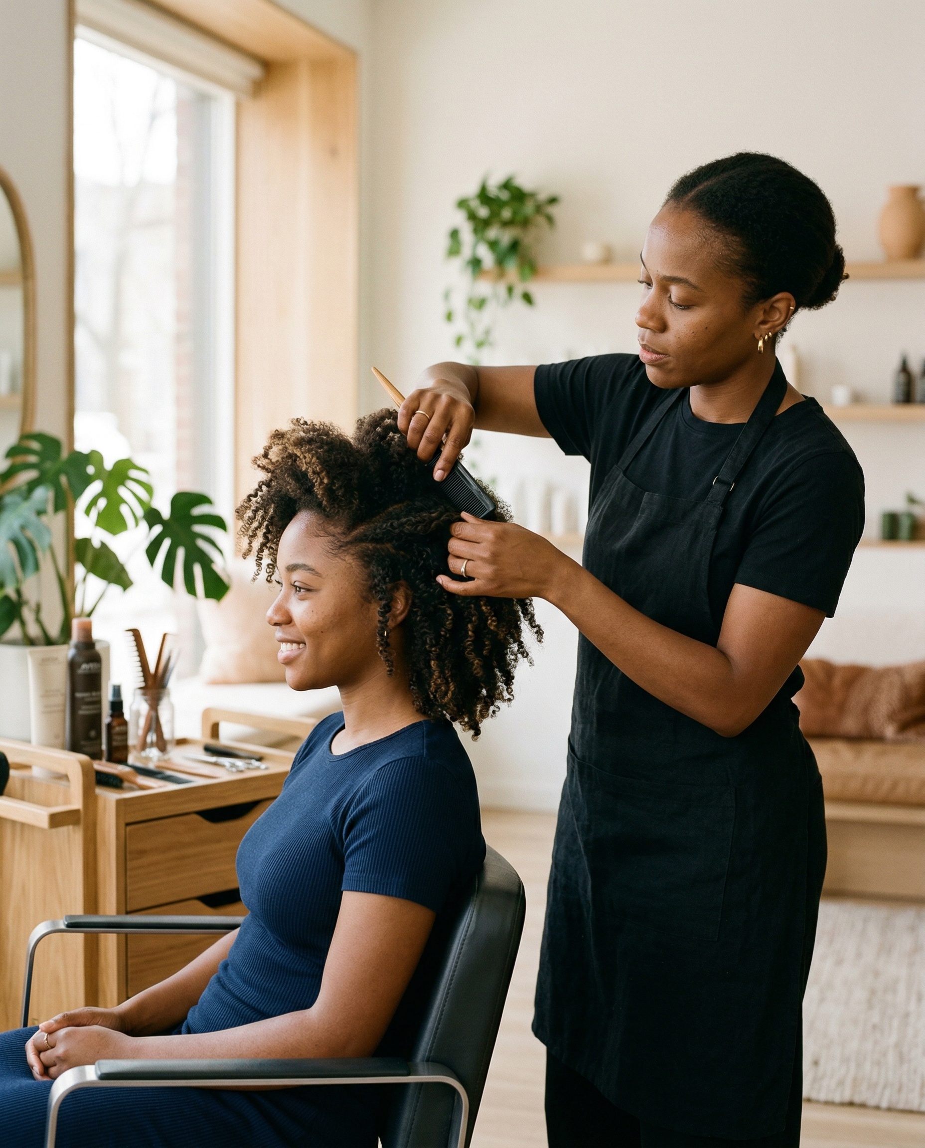 Working with textured hair types - Beuaty Pro Collective training